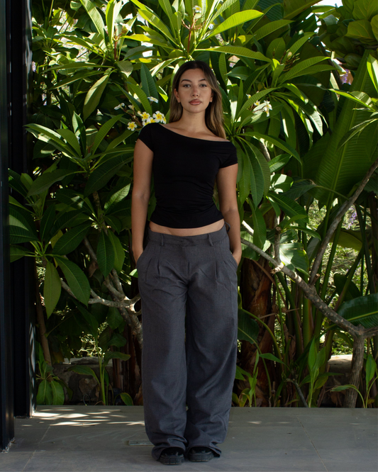 Grey tailored pants