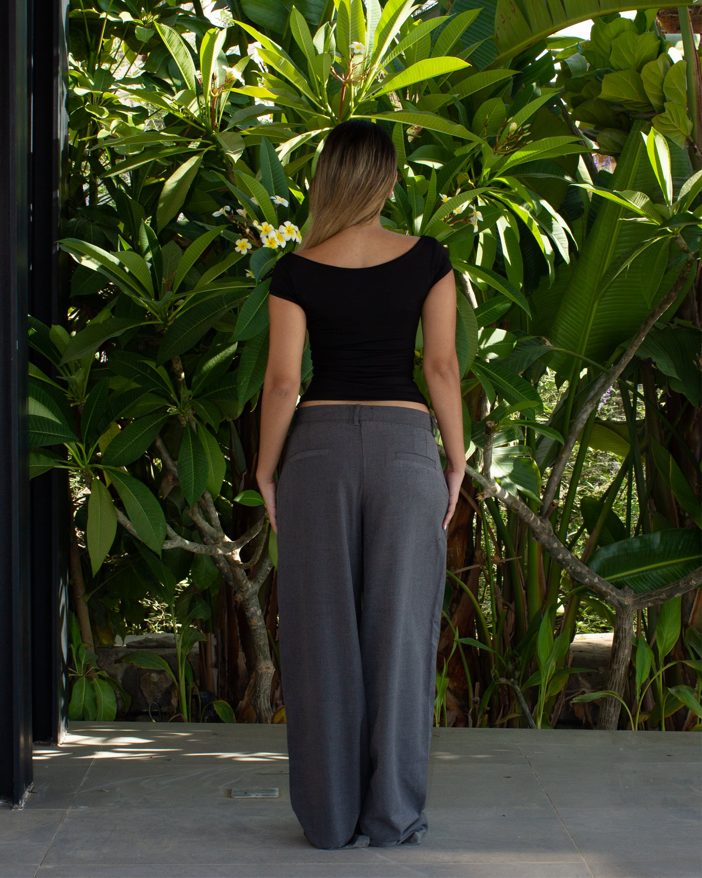 Grey tailored pants